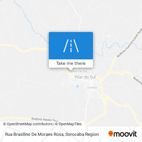 Mapa Rua Brasilino De Moraes Rosa