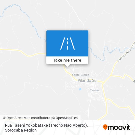 Rua Tasehi Yokobatake (Trecho Não Aberto) map