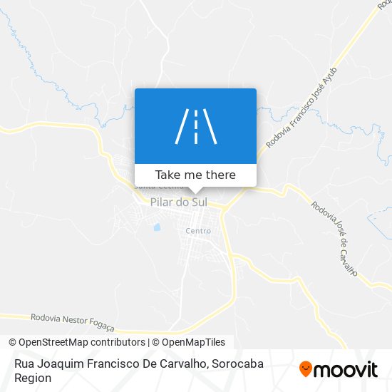 Rua Joaquim Francisco De Carvalho map