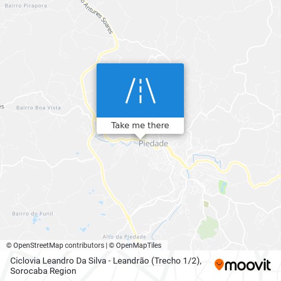 Ciclovia Leandro Da Silva - Leandrão (Trecho 1 / 2) map