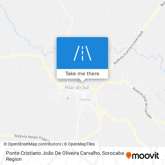 Ponte Cristiano João De Oliveira Carvalho map