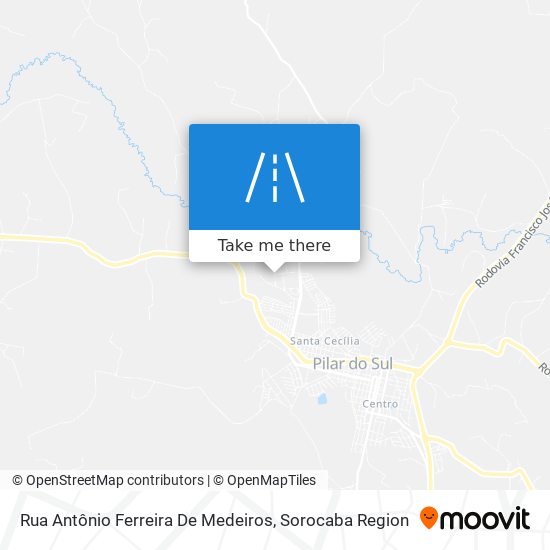 Mapa Rua Antônio Ferreira De Medeiros