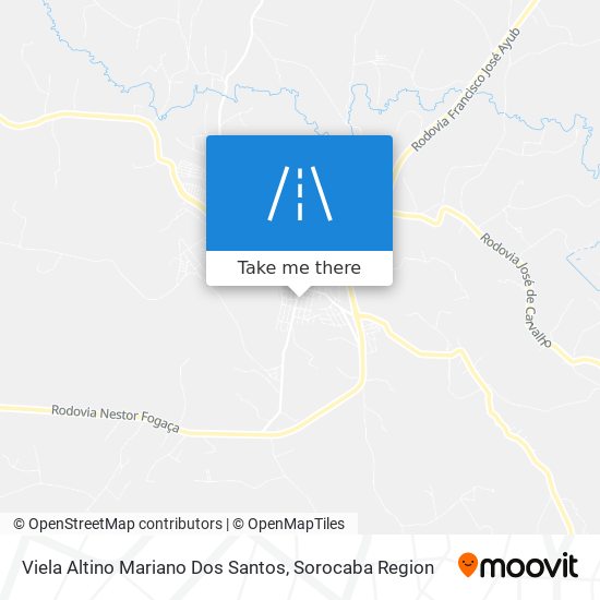 Mapa Viela Altino Mariano Dos Santos