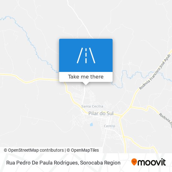 Rua Pedro De Paula Rodrigues map