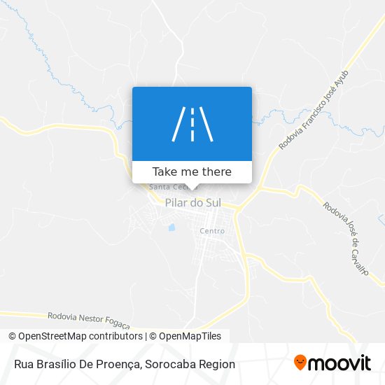Rua Brasílio De Proença map