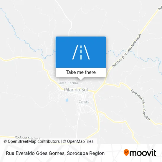 Rua Everaldo Góes Gomes map