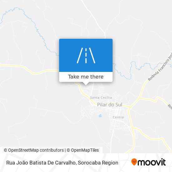 Mapa Rua João Batista De Carvalho