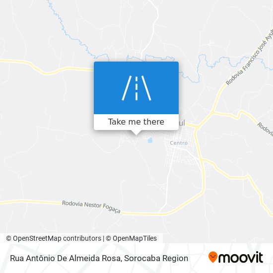 Rua Antônio De Almeida Rosa map