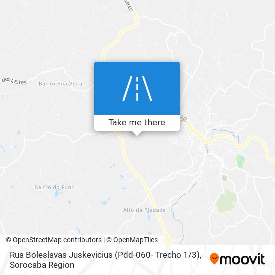 Mapa Rua Boleslavas Juskevicius (Pdd-060- Trecho 1 / 3)