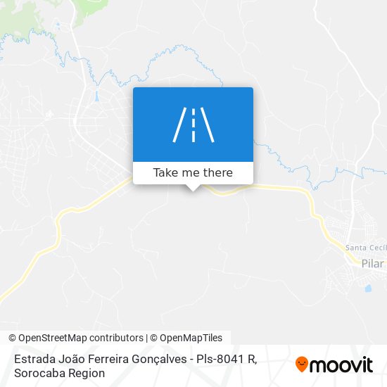 Mapa Estrada João Ferreira Gonçalves - Pls-8041 R