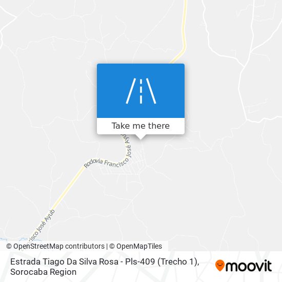 Mapa Estrada Tiago Da Silva Rosa - Pls-409 (Trecho 1)