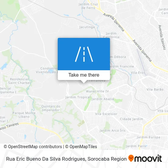 Rua Eric Bueno Da Silva Rodrigues map