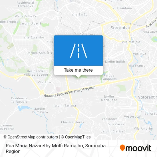 Rua Maria Nazarethy Molfi Ramalho map