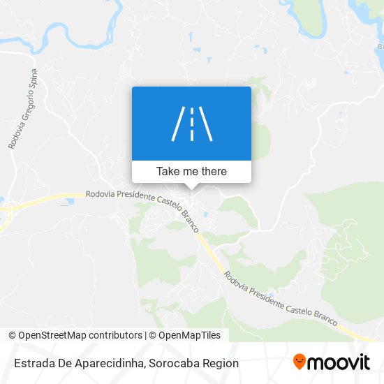 Estrada De Aparecidinha map