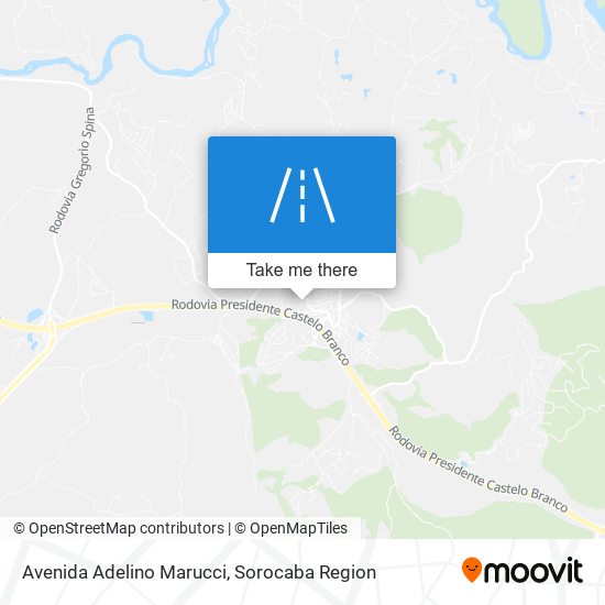 Mapa Avenida Adelino Marucci