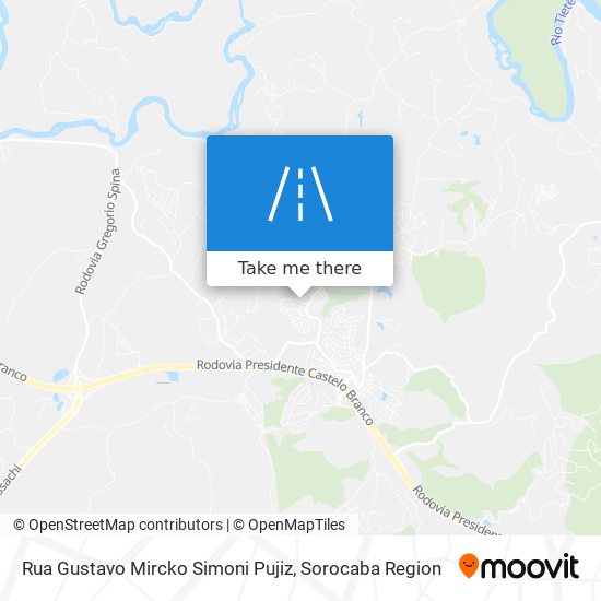 Rua Gustavo Mircko Simoni Pujiz map