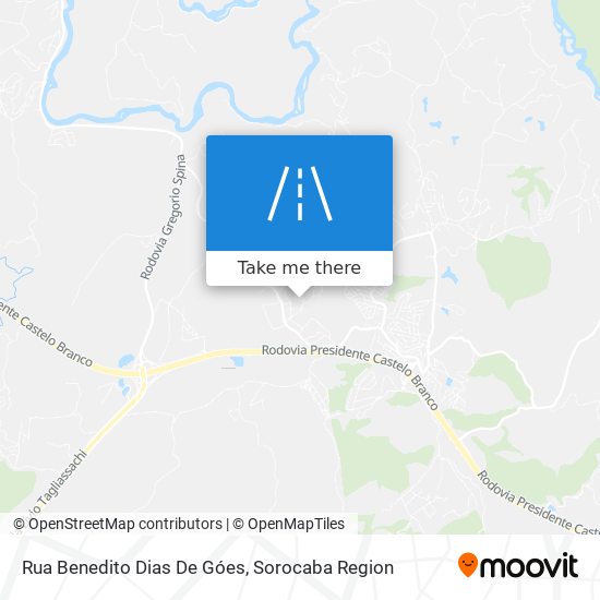 Mapa Rua Benedito Dias De Góes