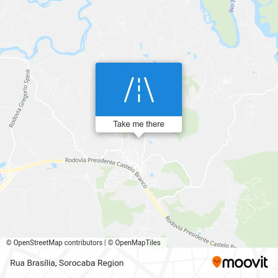 Rua Brasília map