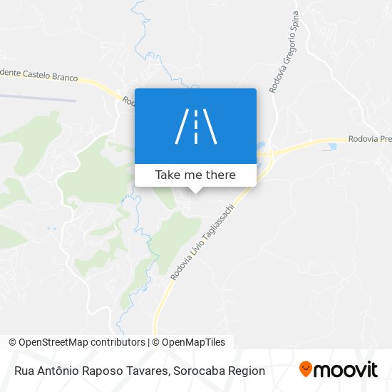 Rua Antônio Raposo Tavares map