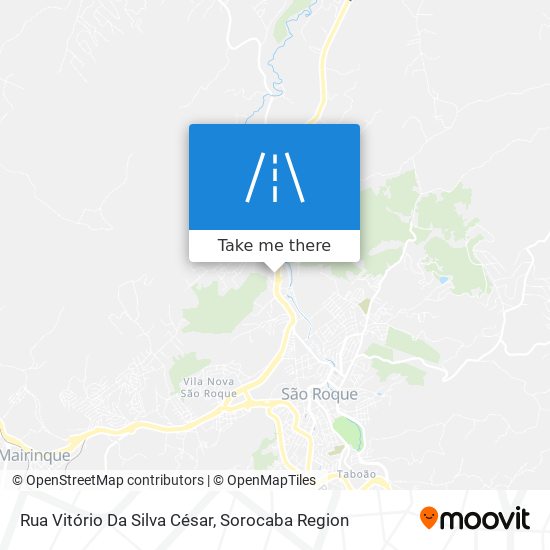 Rua Vitório Da Silva César map