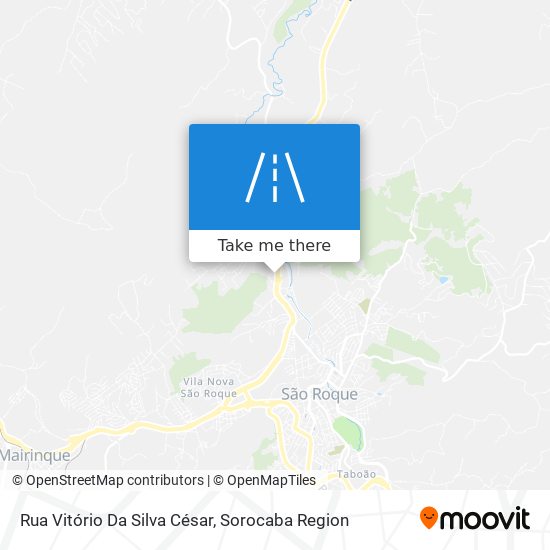 Mapa Rua Vitório Da Silva César