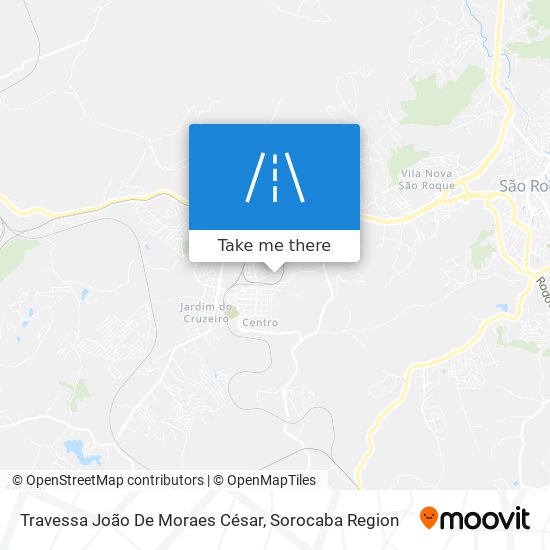 Mapa Travessa João De Moraes César