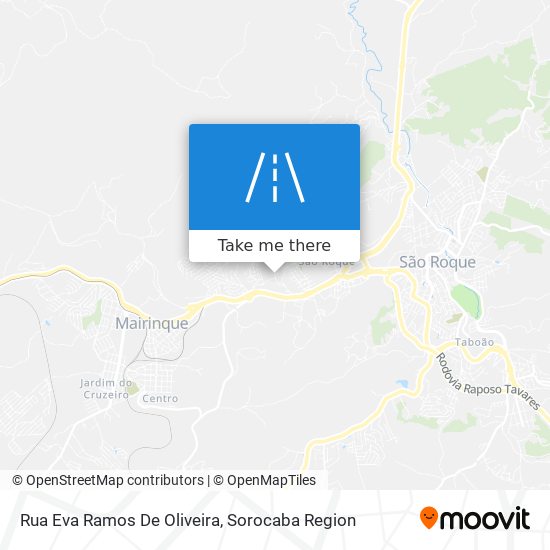 Mapa Rua Eva Ramos De Oliveira