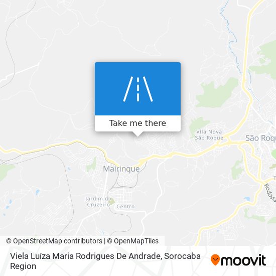 Mapa Viela Luíza Maria Rodrigues De Andrade