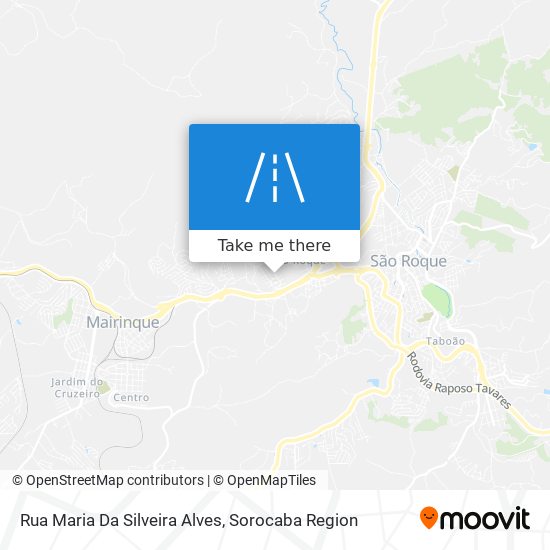 Mapa Rua Maria Da Silveira Alves