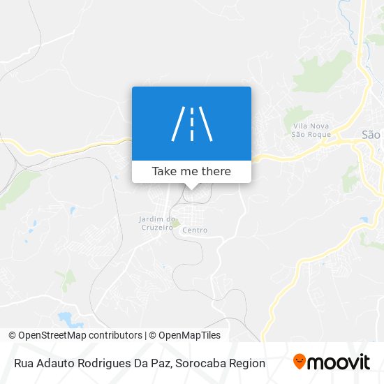 Mapa Rua Adauto Rodrigues Da Paz