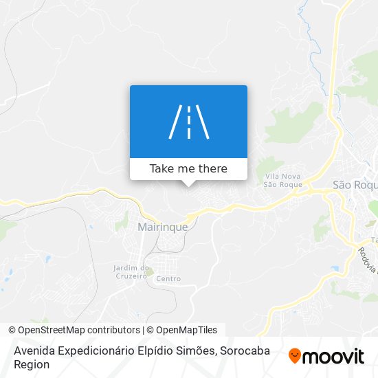 Avenida Expedicionário Elpídio Simões map