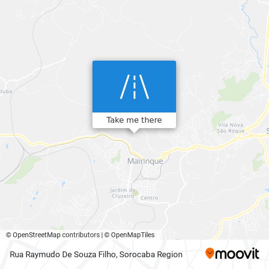 Mapa Rua Raymudo De Souza Filho