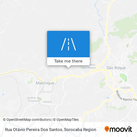 Mapa Rua Otávio Pereira Dos Santos