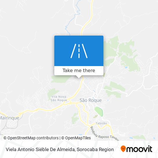 Viela Antonio Siéble De Almeida map