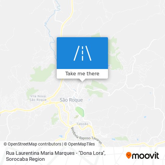 Rua Laurentina Maria Marques - "Dona Lora" map