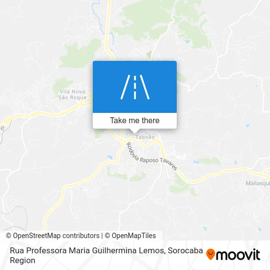 Rua Professora Maria Guilhermina Lemos map