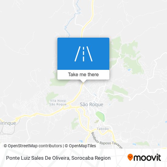 Ponte Luiz Sales De Oliveira map