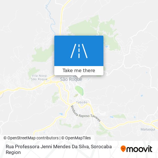 Rua Professora Jenni Mendes Da Silva map