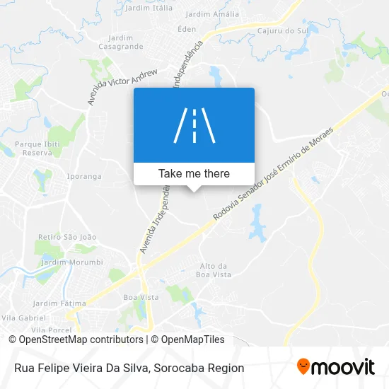 Rua Felipe Vieira Da Silva map