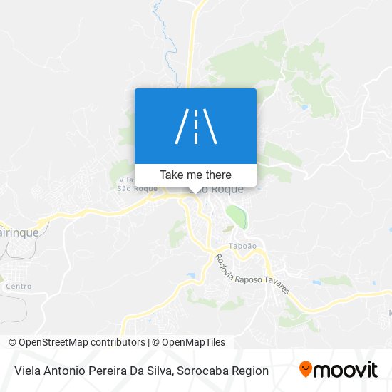 Mapa Viela Antonio Pereira Da Silva