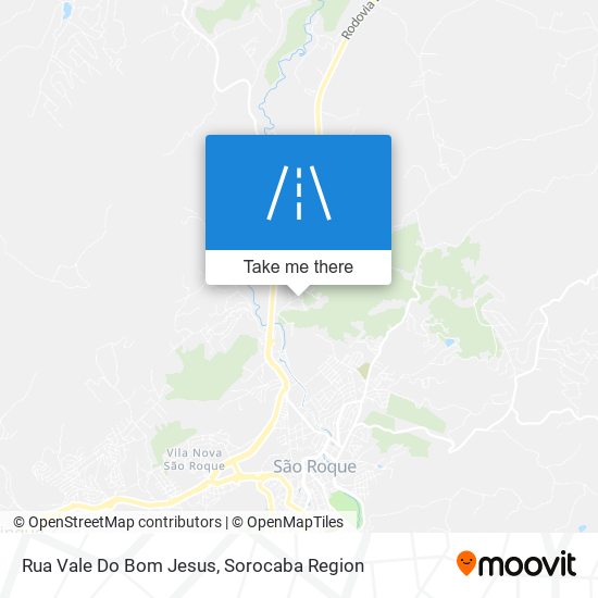 Mapa Rua Vale Do Bom Jesus