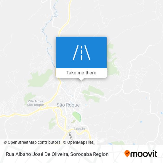 Rua Albano José De Oliveira map