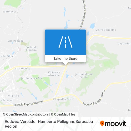 Rodovia Vereador Humberto Pellegrini map