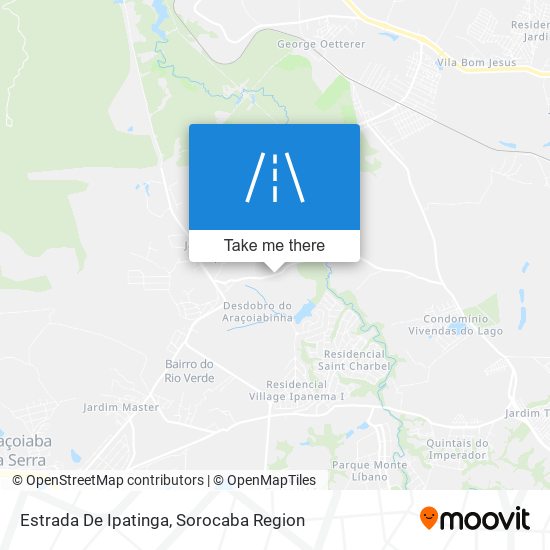 Estrada De Ipatinga map