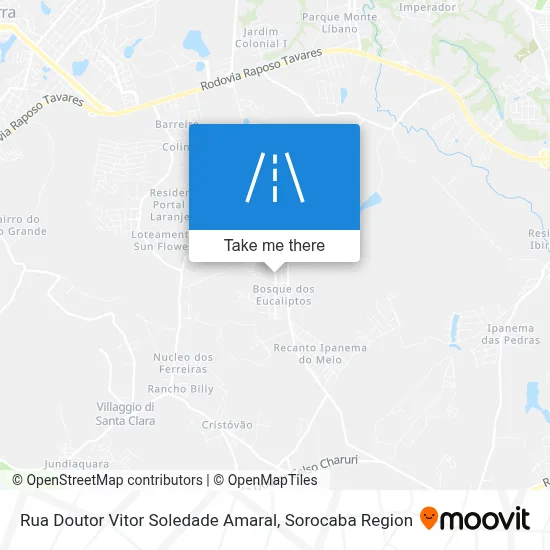 Rua Doutor Vitor Soledade Amaral map