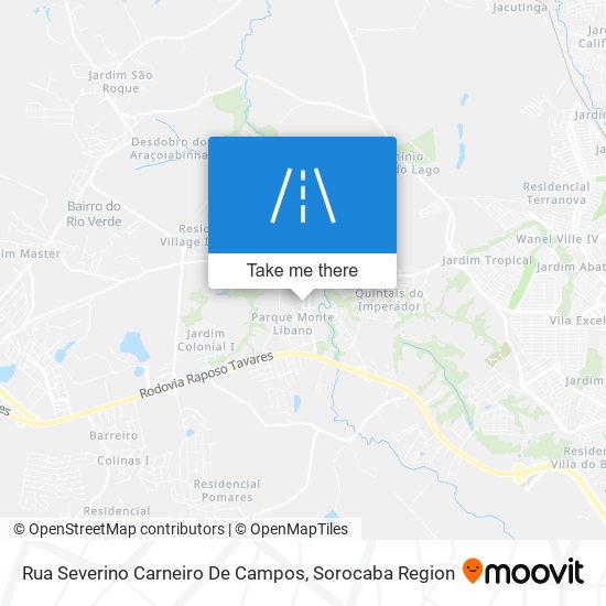 Rua Severino Carneiro De Campos map