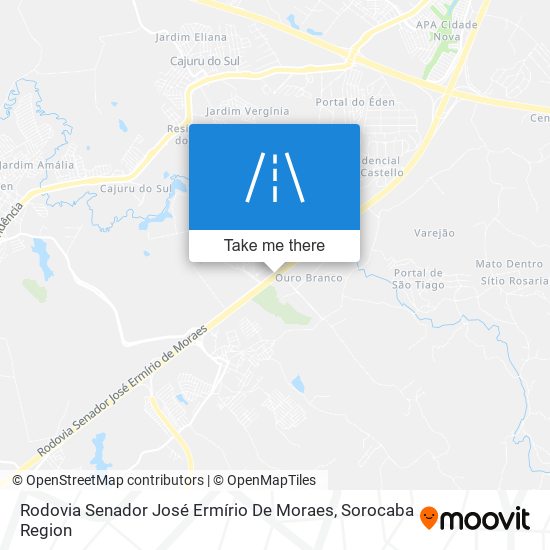 Rodovia Senador José Ermírio De Moraes map