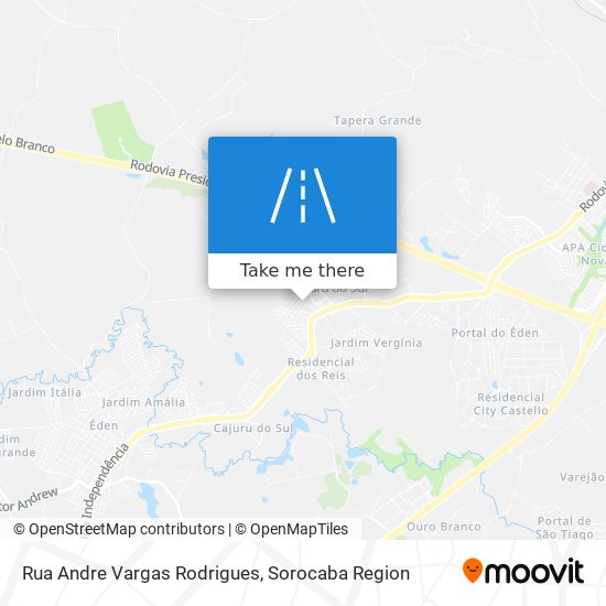 Rua Andre Vargas Rodrigues map