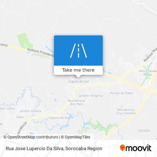 Rua Jose Lupercio Da Silva map