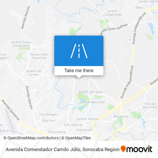 Avenida Comendador Camilo Júlio map
